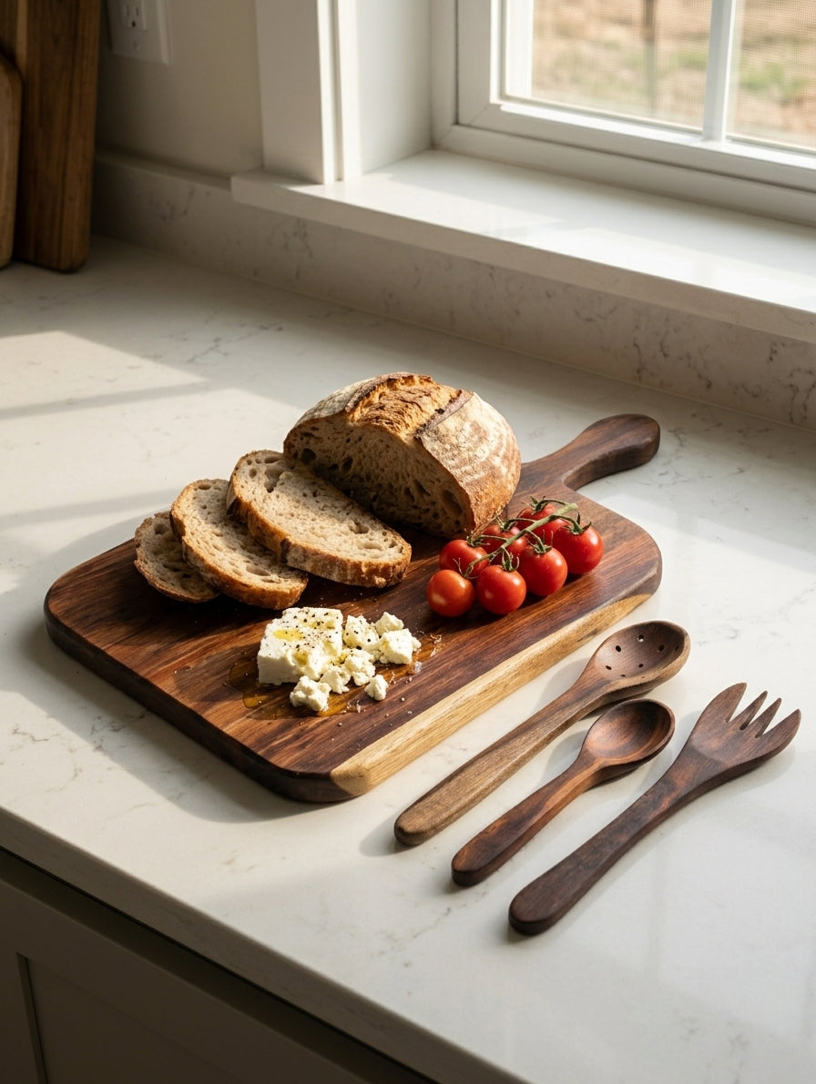 Full Table Bundle – Cutting Board + Utensil Set